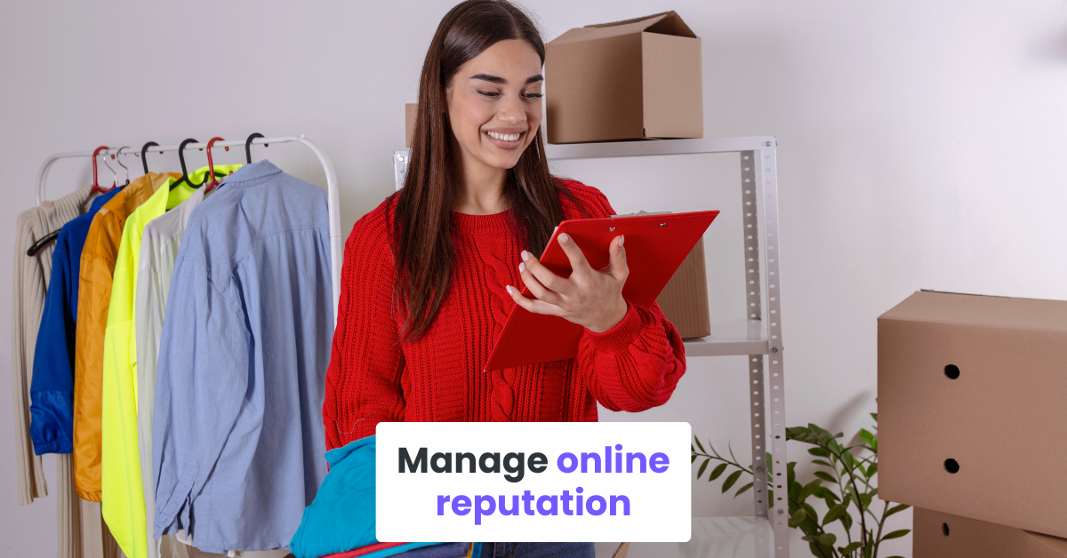 Manage online reputation