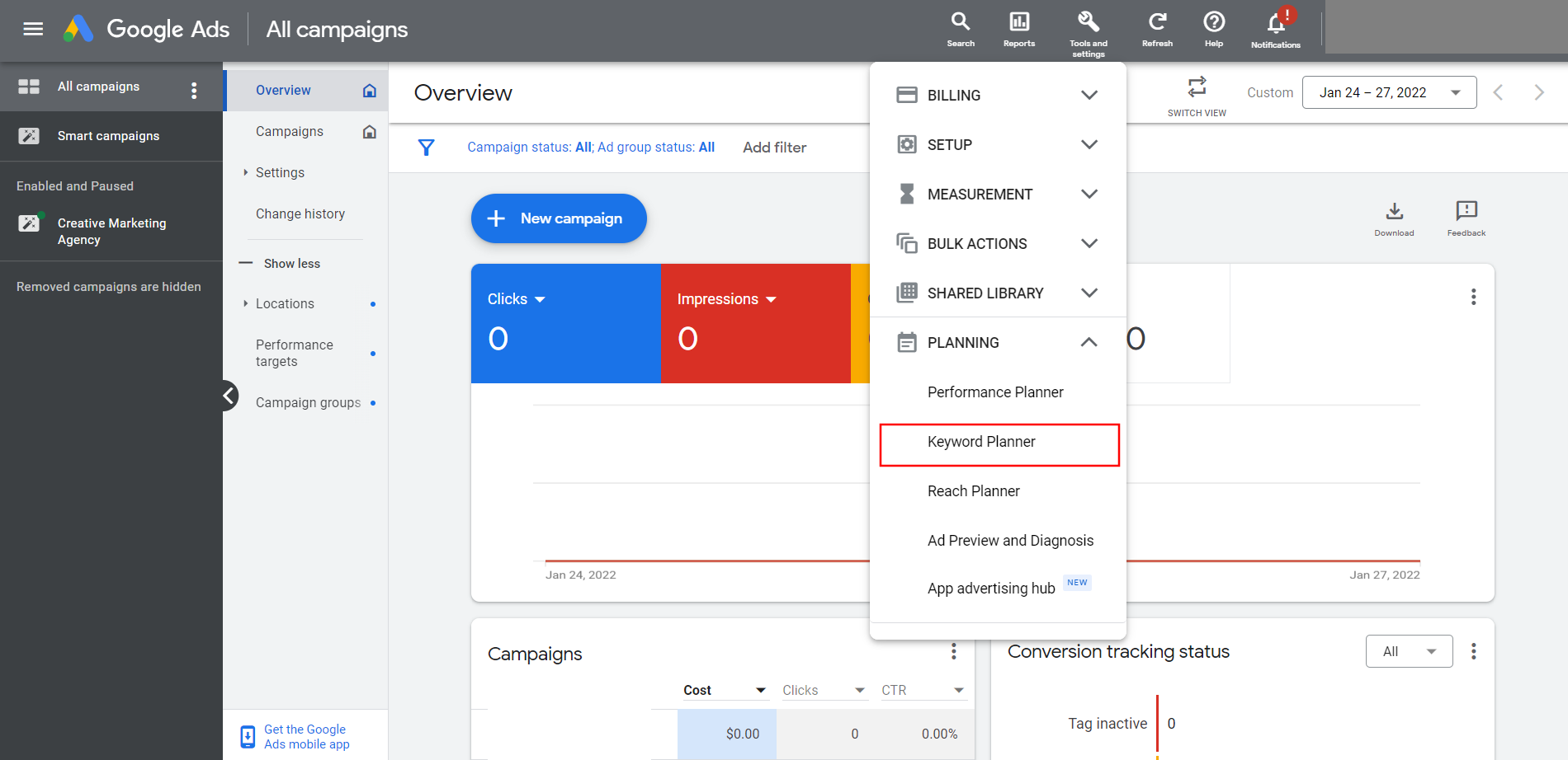 Keyword Planner