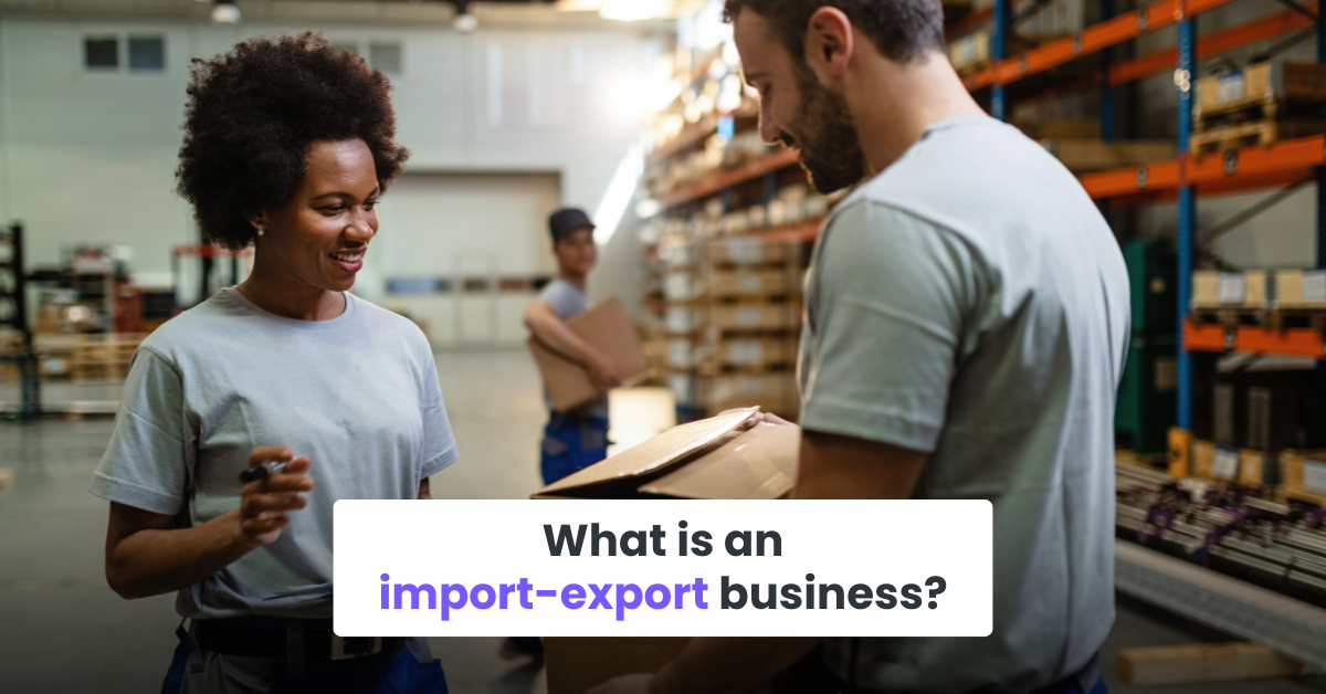 What is an import-export business?